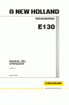 New Holland CE E130 Operator`s Manual