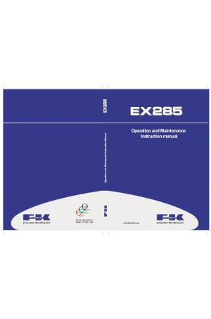 Kobelco EX285 Operator`s Manual