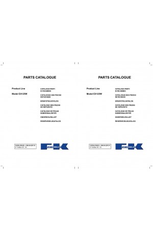 Kobelco EX125W Parts Catalog
