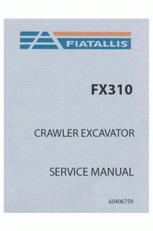 New Holland CE FX310 Service Manual