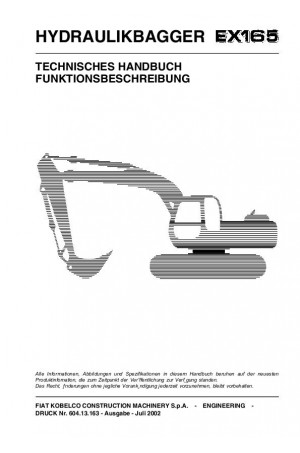 Kobelco EX165 Service Manual