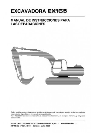 Kobelco EX165 Service Manual