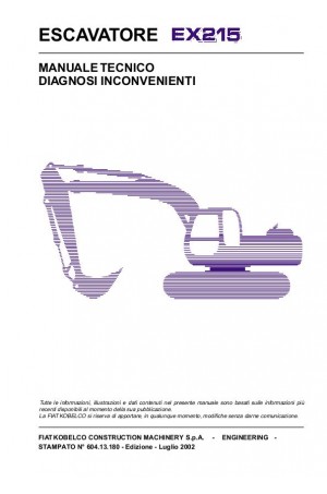 Kobelco EX215 Service Manual