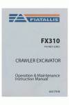 New Holland CE FX310 Operator`s Manual