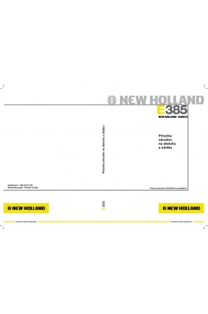 New Holland CE E385 Operator`s Manual