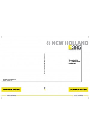 New Holland CE E385 Operator`s Manual