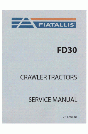 New Holland CE FD30 Service Manual