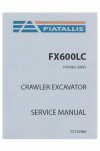New Holland CE FX600LC Service Manual
