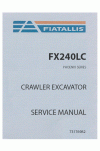 New Holland CE FX240LC Service Manual