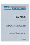 New Holland CE FX270LC Service Manual