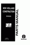 New Holland CE  Parts Catalog