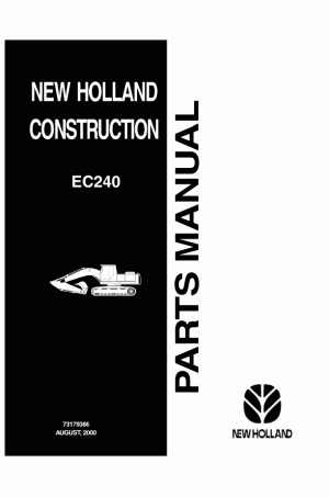 New Holland CE EC240 Parts Catalog