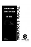 New Holland CE EC160 Operator`s Manual