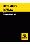 New Holland CE EC15 Operator`s Manual
