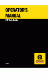New Holland CE EW Operator`s Manual