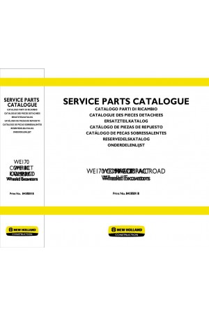 New Holland CE WE190 Parts Catalog