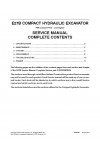 New Holland CE E27B Service Manual