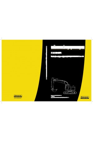 New Holland CE E70BSR Operator`s Manual