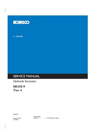 Kobelco SK350-9 Service Manual