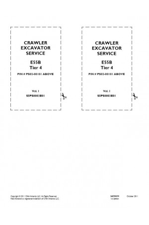 New Holland CE E55B Service Manual