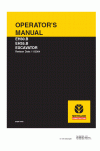 New Holland CE EH30.B, EH35.B Operator`s Manual