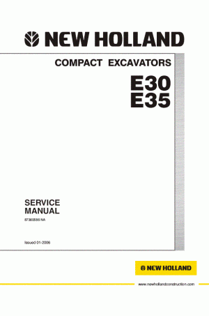 New Holland CE E30, E35 Service Manual