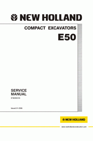 New Holland CE E50 Service Manual