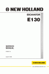 New Holland CE E130 Service Manual
