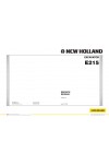 New Holland CE E215 Service Manual