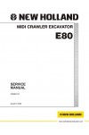 New Holland CE E80 Service Manual