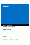 Kobelco SK210, SK210LC Service Manual