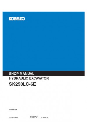 Kobelco SK250LC, SK250LC-6E Service Manual