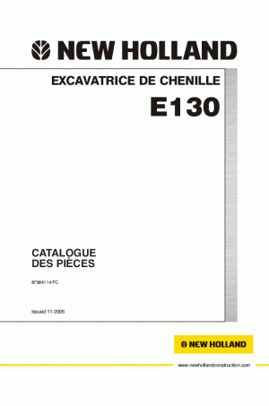 New Holland CE E130 Parts Catalog