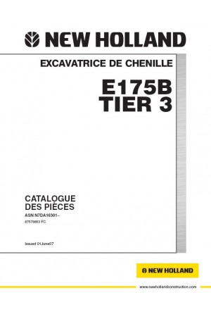 New Holland CE E175B Parts Catalog