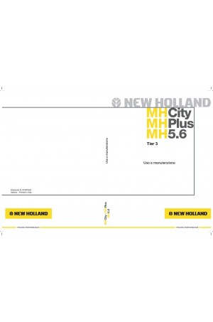 New Holland CE MH5.6 Operator`s Manual