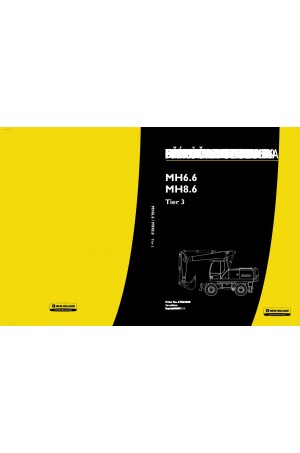 New Holland CE MH6.6, MH8.6 Operator`s Manual