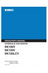 Kobelco SK100, SK120, SK120LC Operator`s Manual
