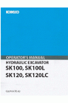Kobelco SK100, SK120, SK120LC Operator`s Manual