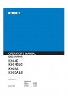 Kobelco K904, K905 Operator`s Manual