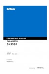 Kobelco SK13SR Operator`s Manual