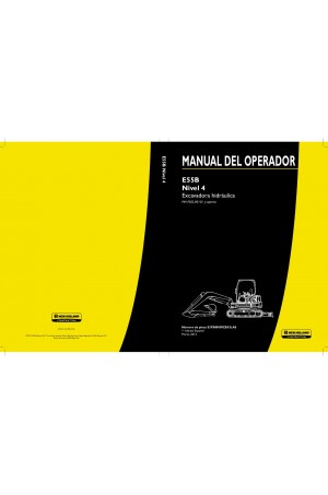 New Holland CE E55B Operator`s Manual