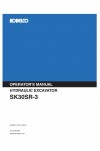 Kobelco SK30SR Operator`s Manual