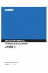 Kobelco LK650-II Operator`s Manual