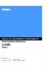Kobelco 215SR Operator`s Manual