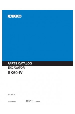 Kobelco SK60 Parts Catalog