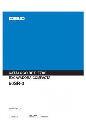 Kobelco 50SR Parts Catalog