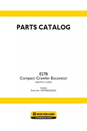 New Holland CE E327B Parts Catalog