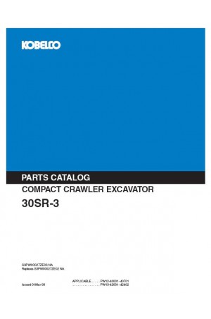 Kobelco 30SR Parts Catalog
