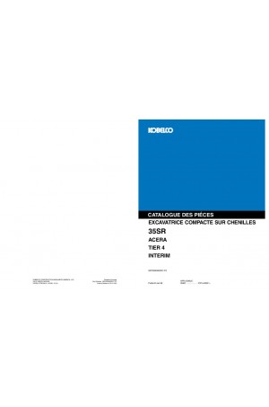 Kobelco 35SR, 4 Parts Catalog