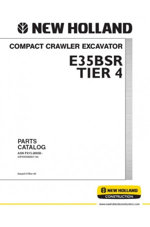 New Holland CE 4, E35B SR Parts Catalog
